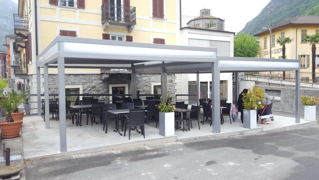 pergole bioclimatiche Canton Ticino